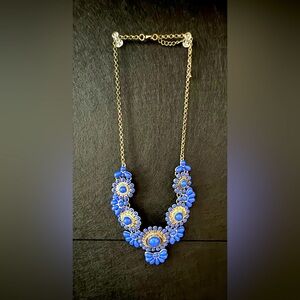 Electric blue one of a kind necklace